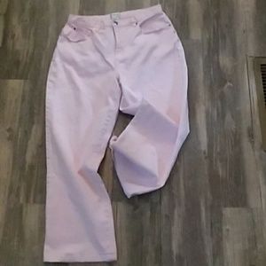 Chicos straight leg pink jeans